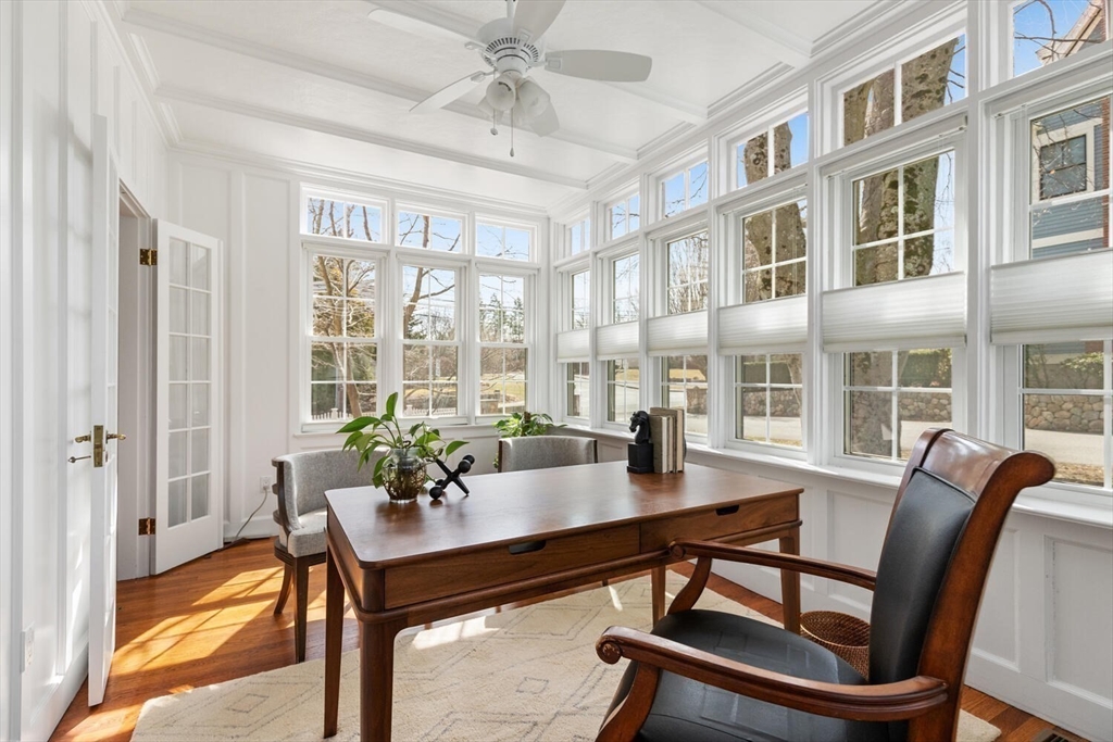209 Waltham Street Lexington, MA 02421 - Photo 8 of 39 a view of a dining room with furniture window and outside view