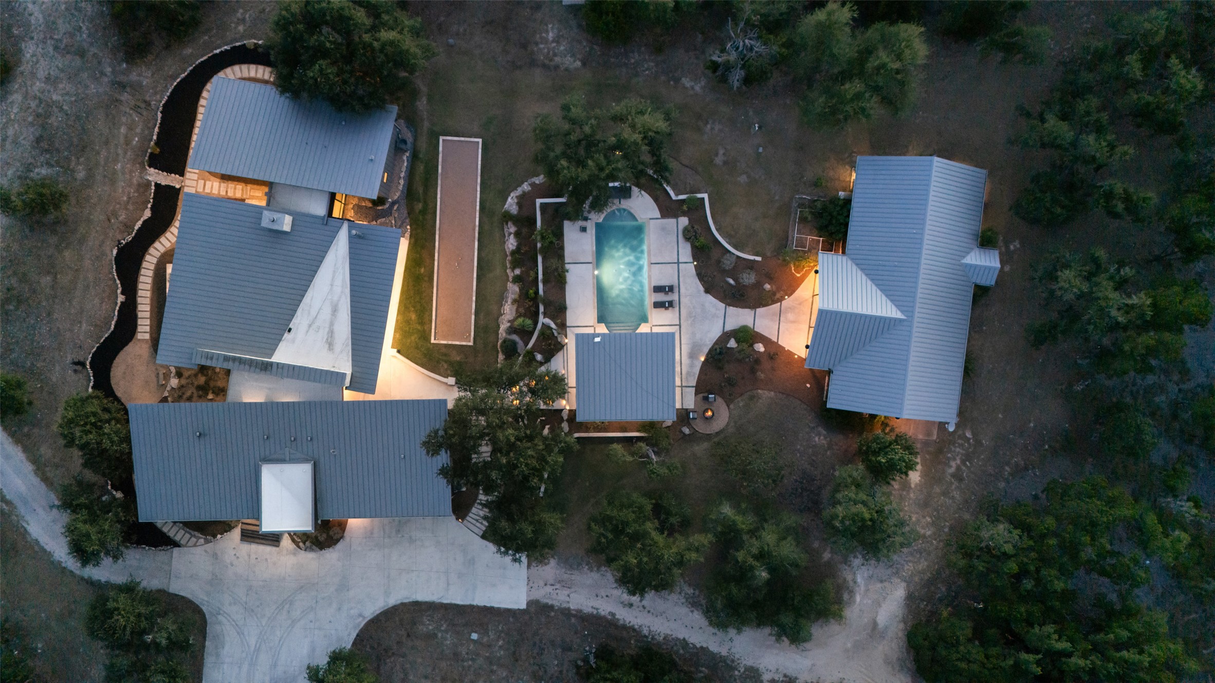 201 Gold Nugget Road Wimberley, TX 78676 - Photo 36 of 40 an aerial view of a house