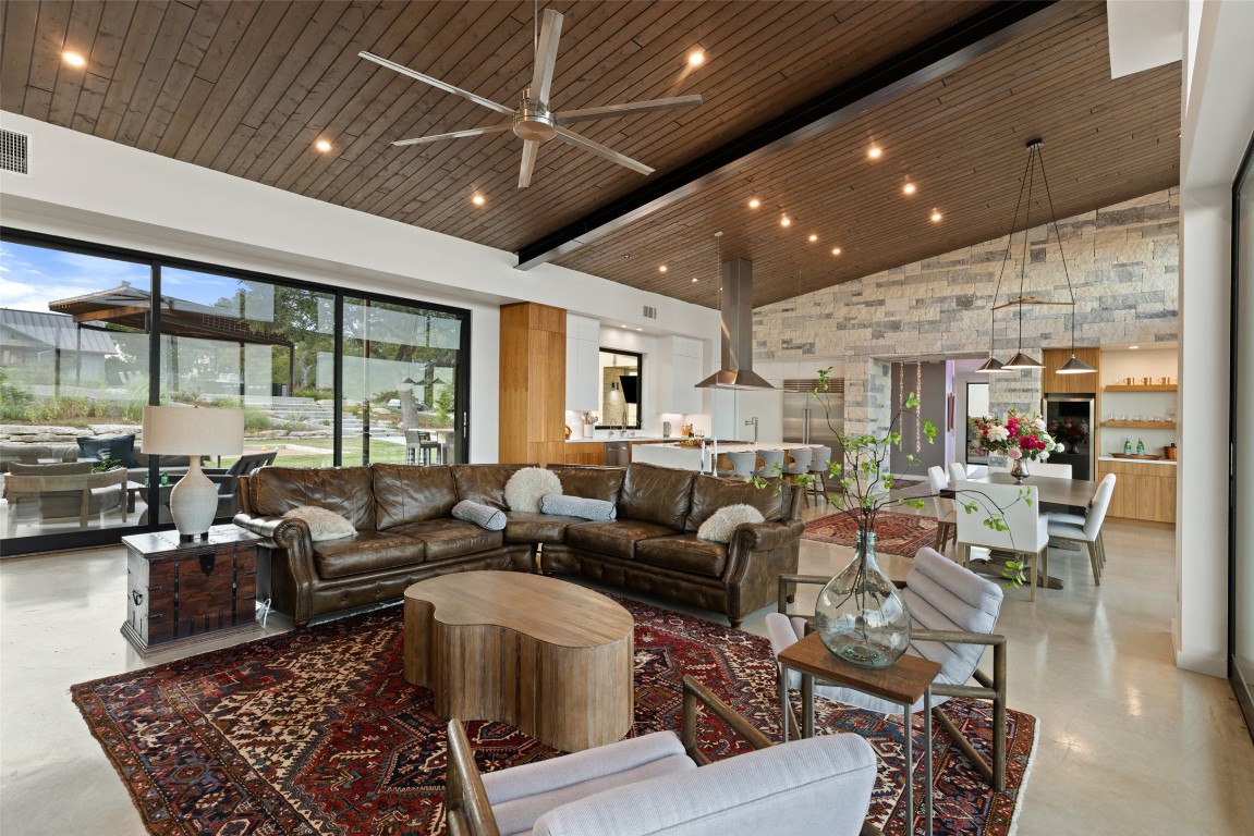 201 Gold Nugget Road Wimberley, TX 78676 - Photo 5 of 40 a living room with furniture