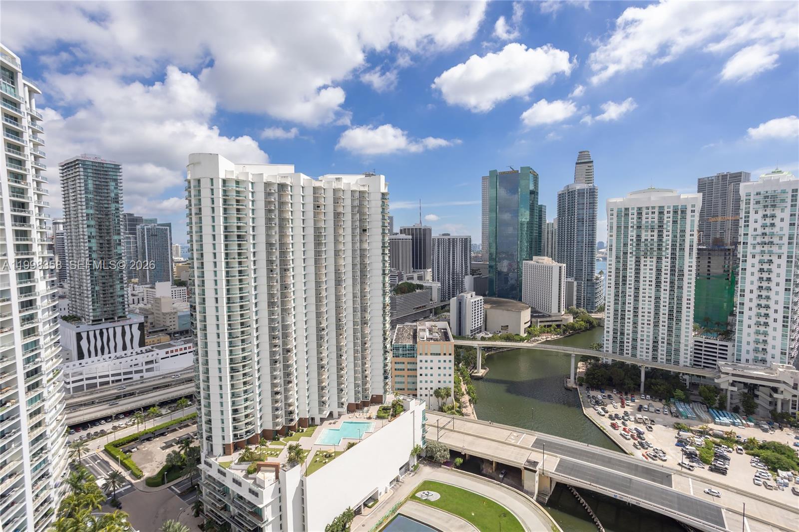 92 Southwest 3rd Street, Unit 3512 Miami, FL 33130 - Photo 22 of 67 a view of a city with tall buildings