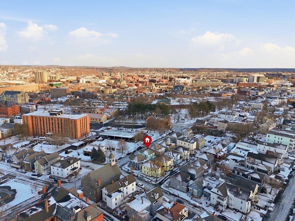 494 Fletcher Street Lowell, MA 01854 - Photo 24 of 29 an aerial view of city and lake