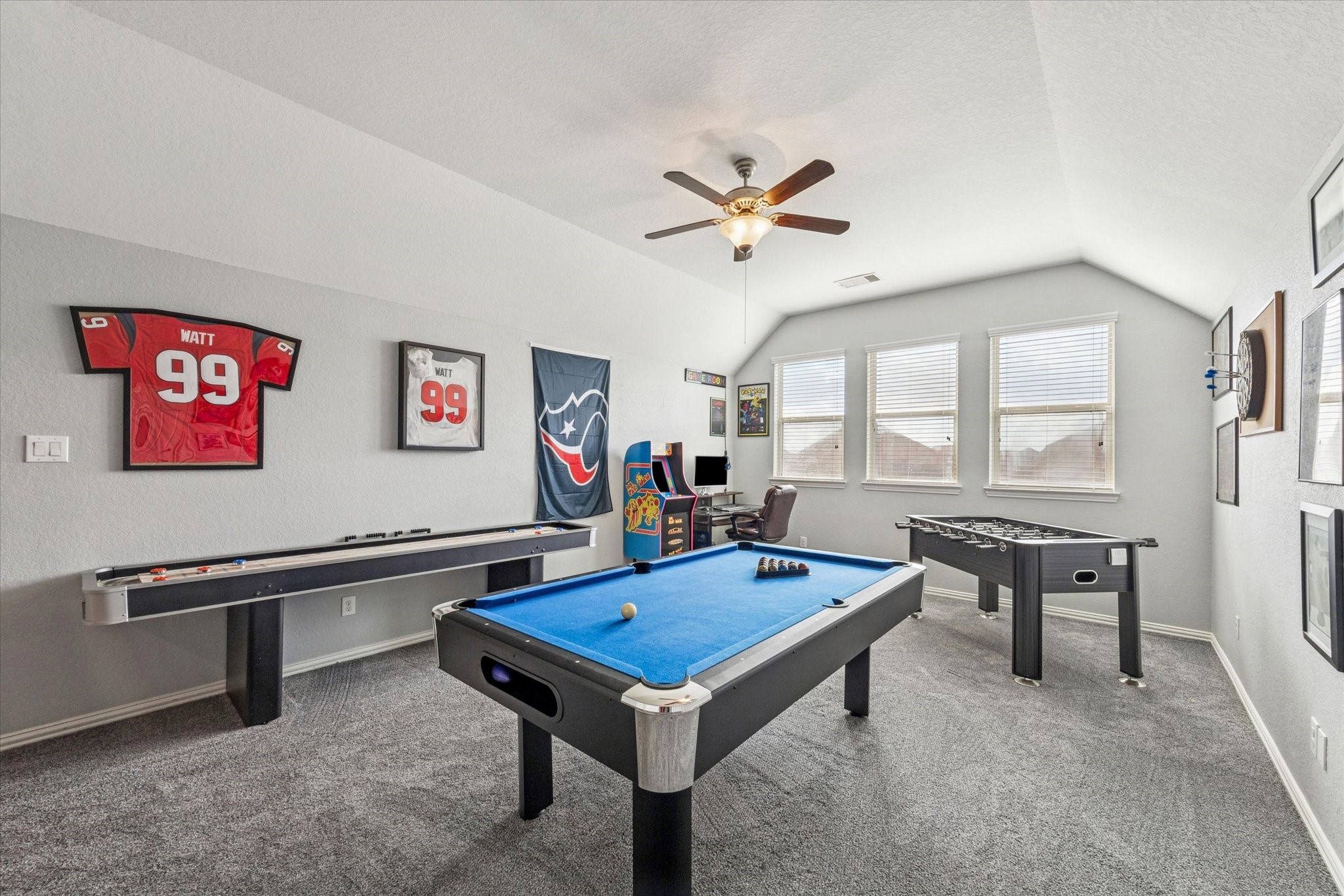 2283 Rising Bay Court League City, TX 77573 - Photo 23 of 45 Another view of the game room. Lots of space to do what you want up here!