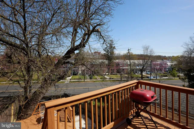 a view of street sign