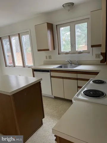 a view of work space and windows