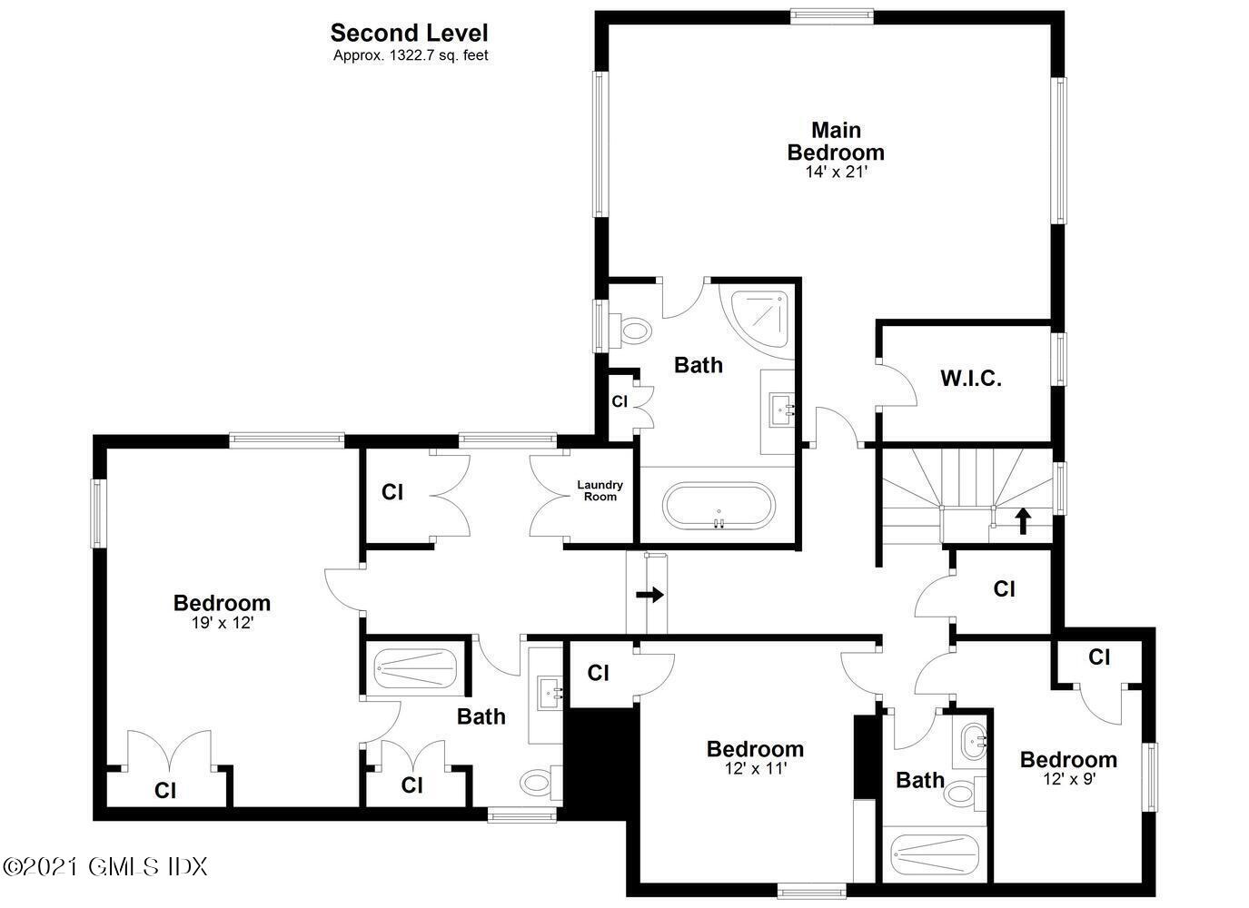 23 Parsonage Road Greenwich, CT 06830 - Photo 28 of 29 a picture of a floor plan