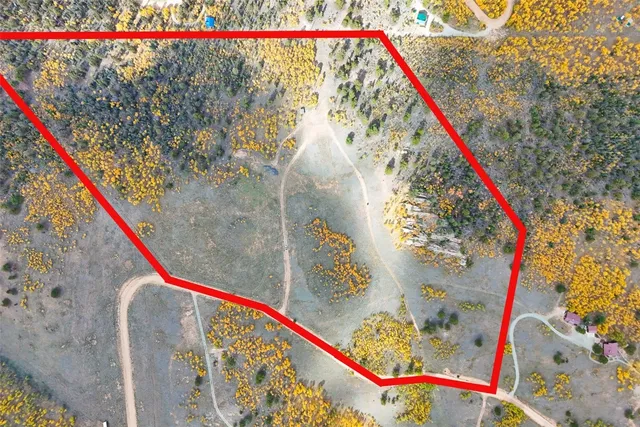 a view of a lake with a city