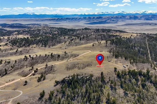 a view of city and mountain