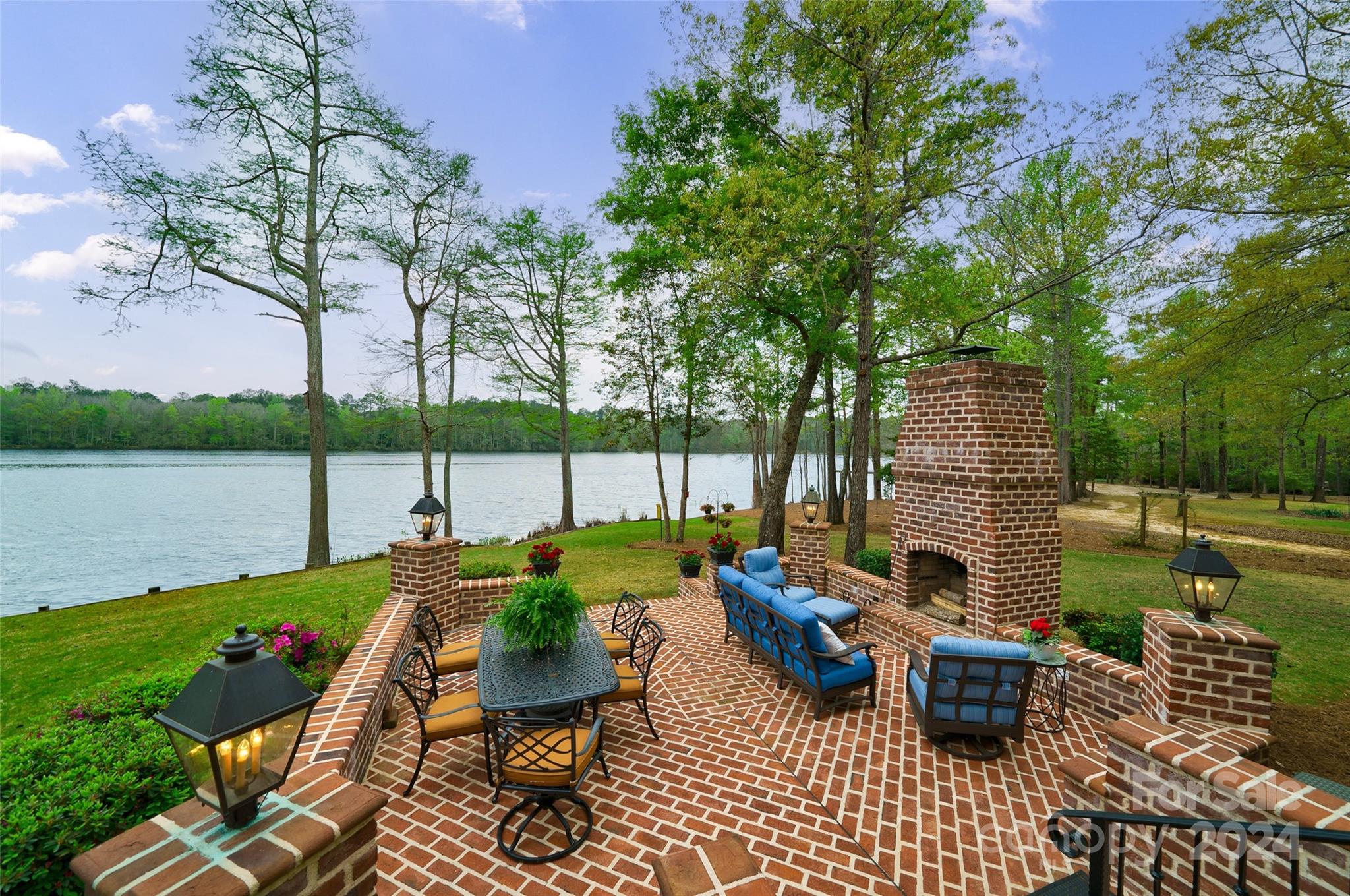 229 Joseph Kershaw Road Eastover, SC 29044 - Photo 22 of 48 a backyard of a house with outdoor seating