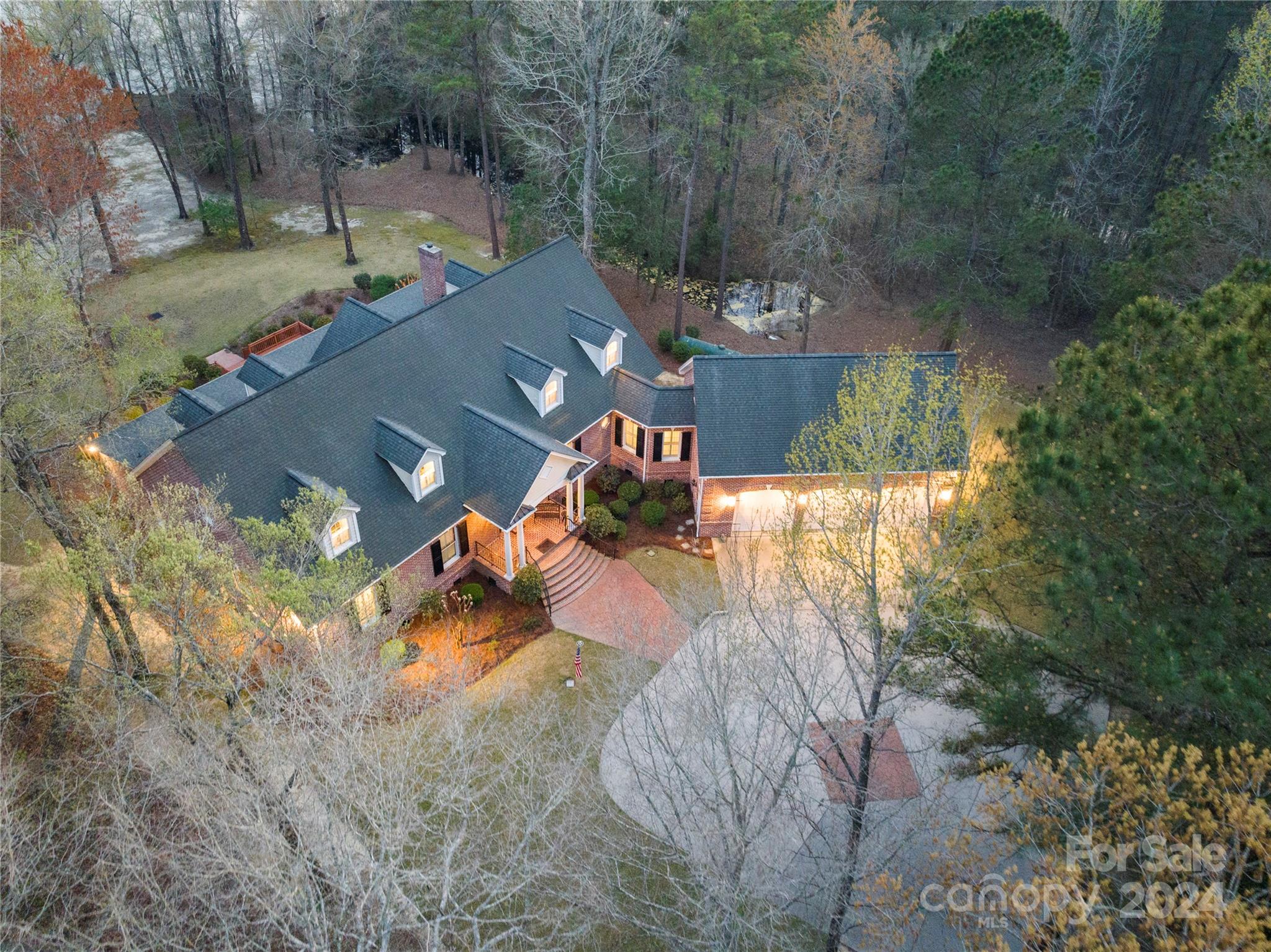 229 Joseph Kershaw Road Eastover, SC 29044 - Photo 29 of 48 an aerial view of a house with a yard basket ball court and outdoor seating