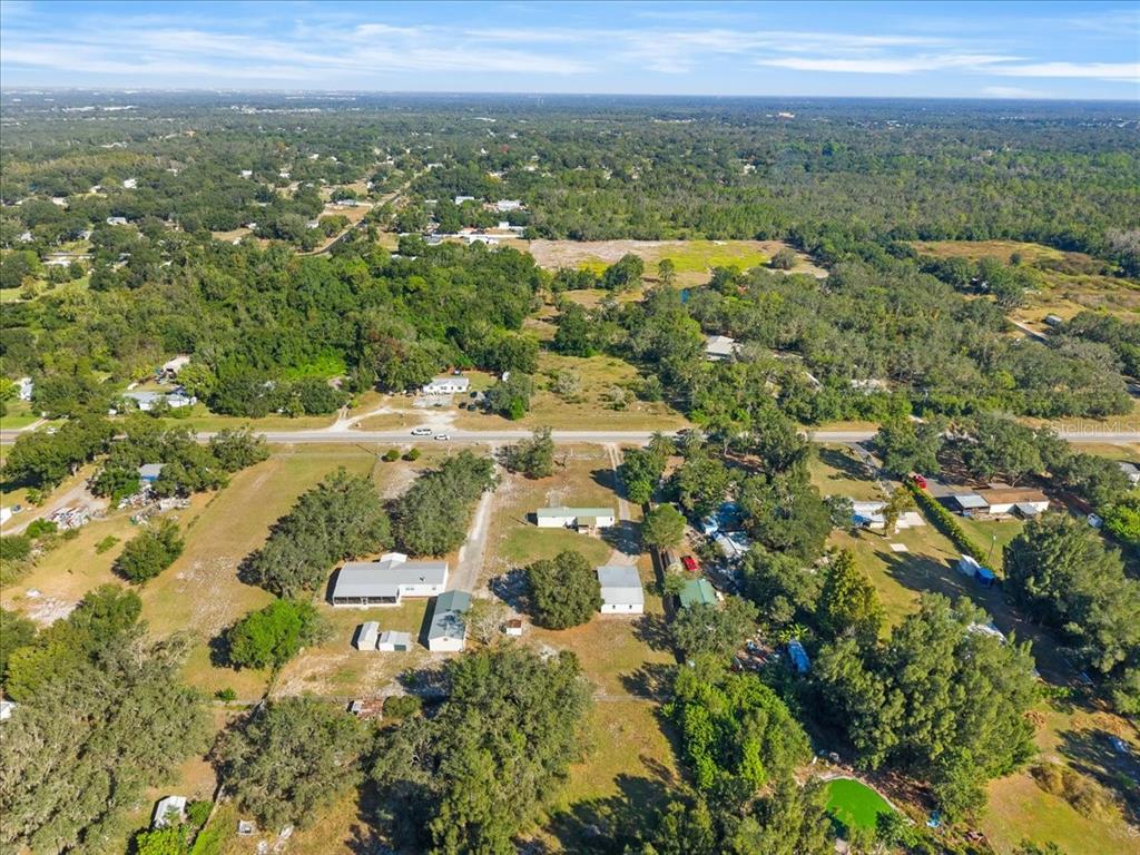 12001 Rhodine Road Riverview, FL 33579 - Photo 54 of 61 an aerial view of residential houses with outdoor space and trees