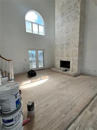 a view of livingroom with furniture and window