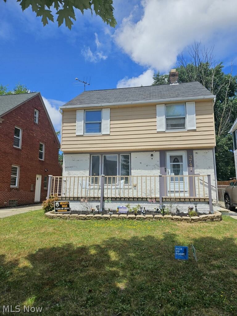 3741 Grosvenor Road Cleveland, OH 44118 - Photo 1 of 32 Rear view of property with a yard