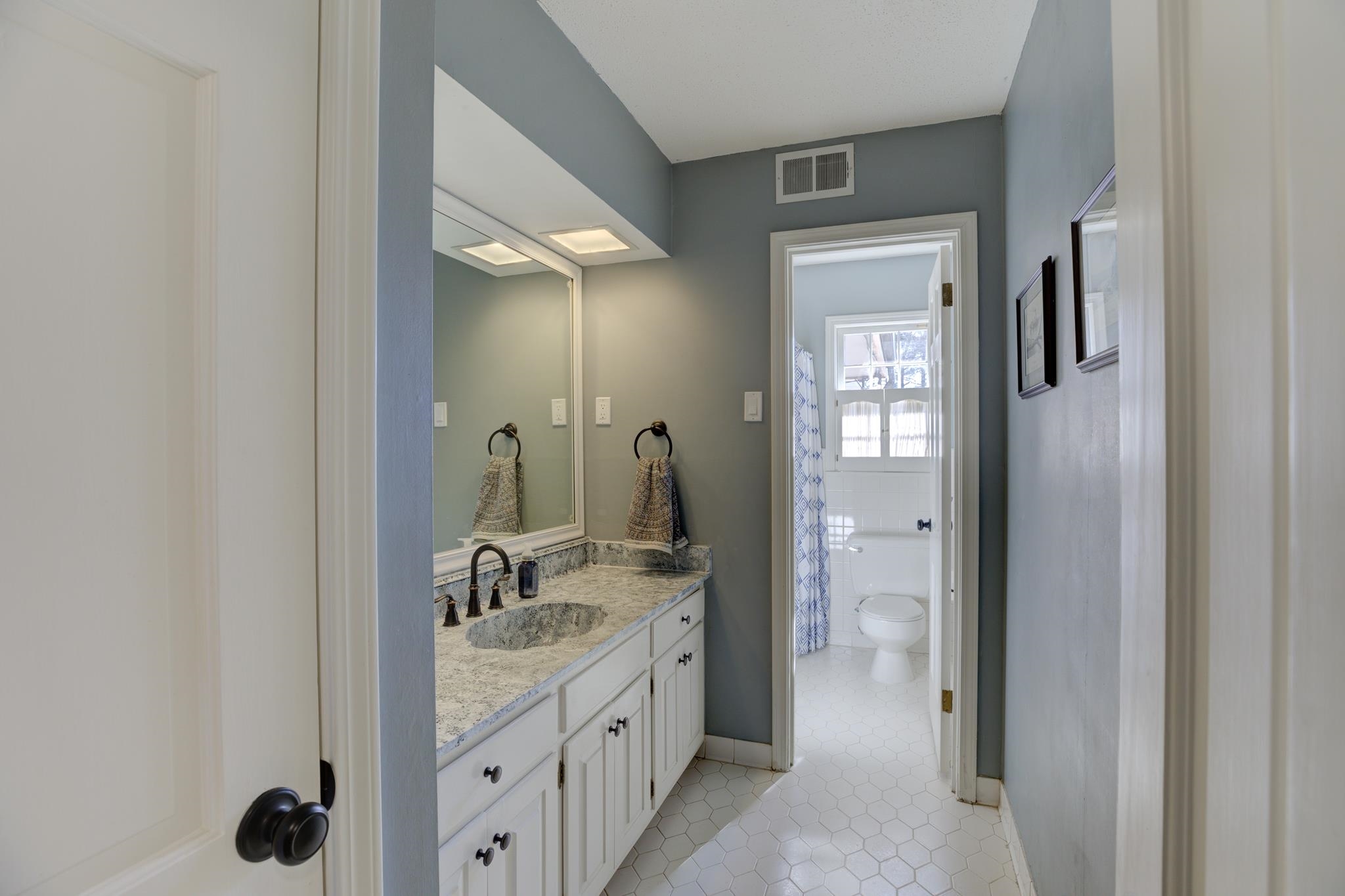 6461 Messick Road Memphis, TN 38119 - Photo 16 of 25 Decorative Artist Custom Refinished Bathroom Countertops, New Hardware and Fixtures