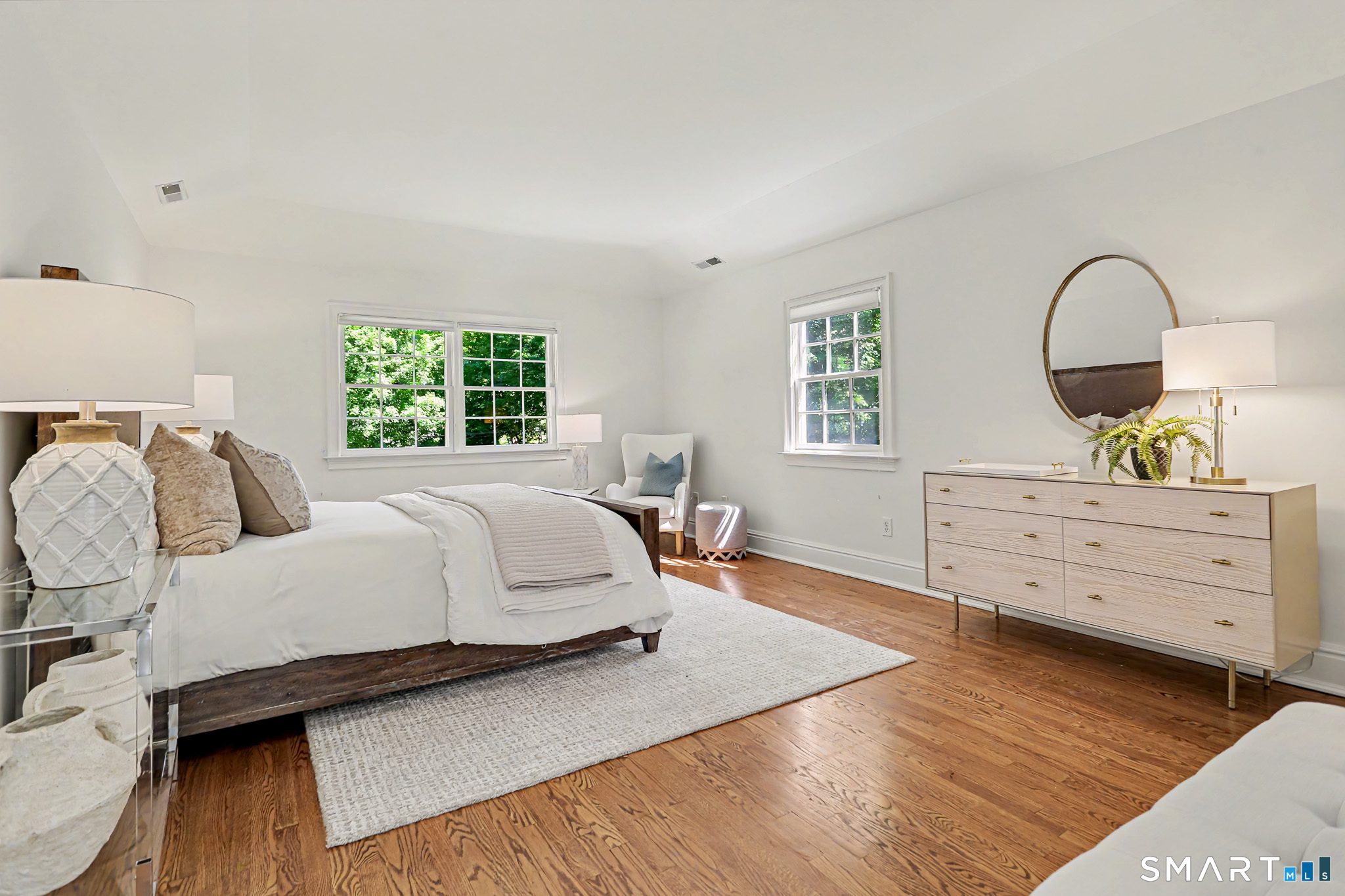 6 Adams Way Weston, CT 06883 - Photo 19 of 40 The primary bedroom is extra special with a tray ceiling.