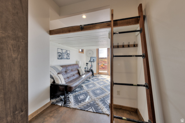 4173 Shadowfax Run, Unit 5 Moab, UT 84532 - Photo 26 of 41 Bedroom #4 with loft bed above seating area or office space