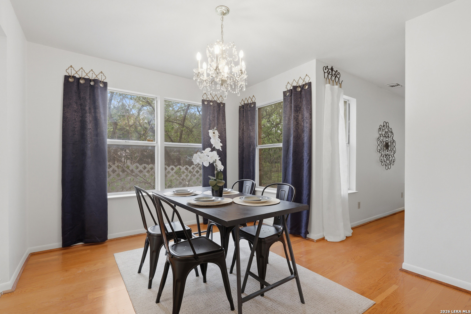 261 Fawn Lane Spring Branch, TX 78070 - Photo 12 of 44 a view of a dining room with furniture window and outside view