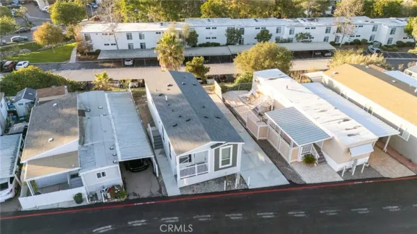 a view of city from terrace with seating space