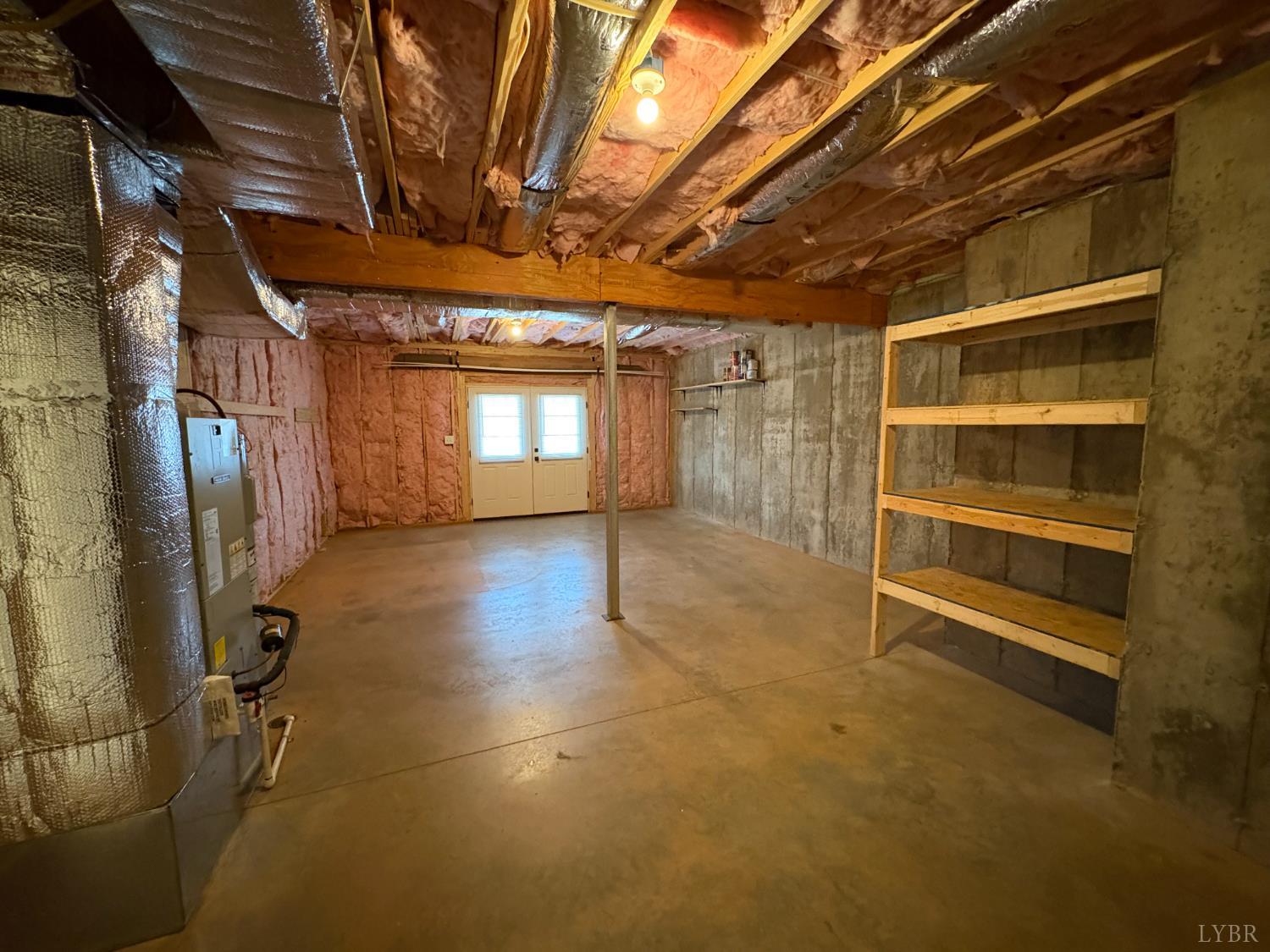 2142 Clarks Road Rustburg, VA 24588 - Photo 56 of 70 a view of empty room with wooden floor and fan