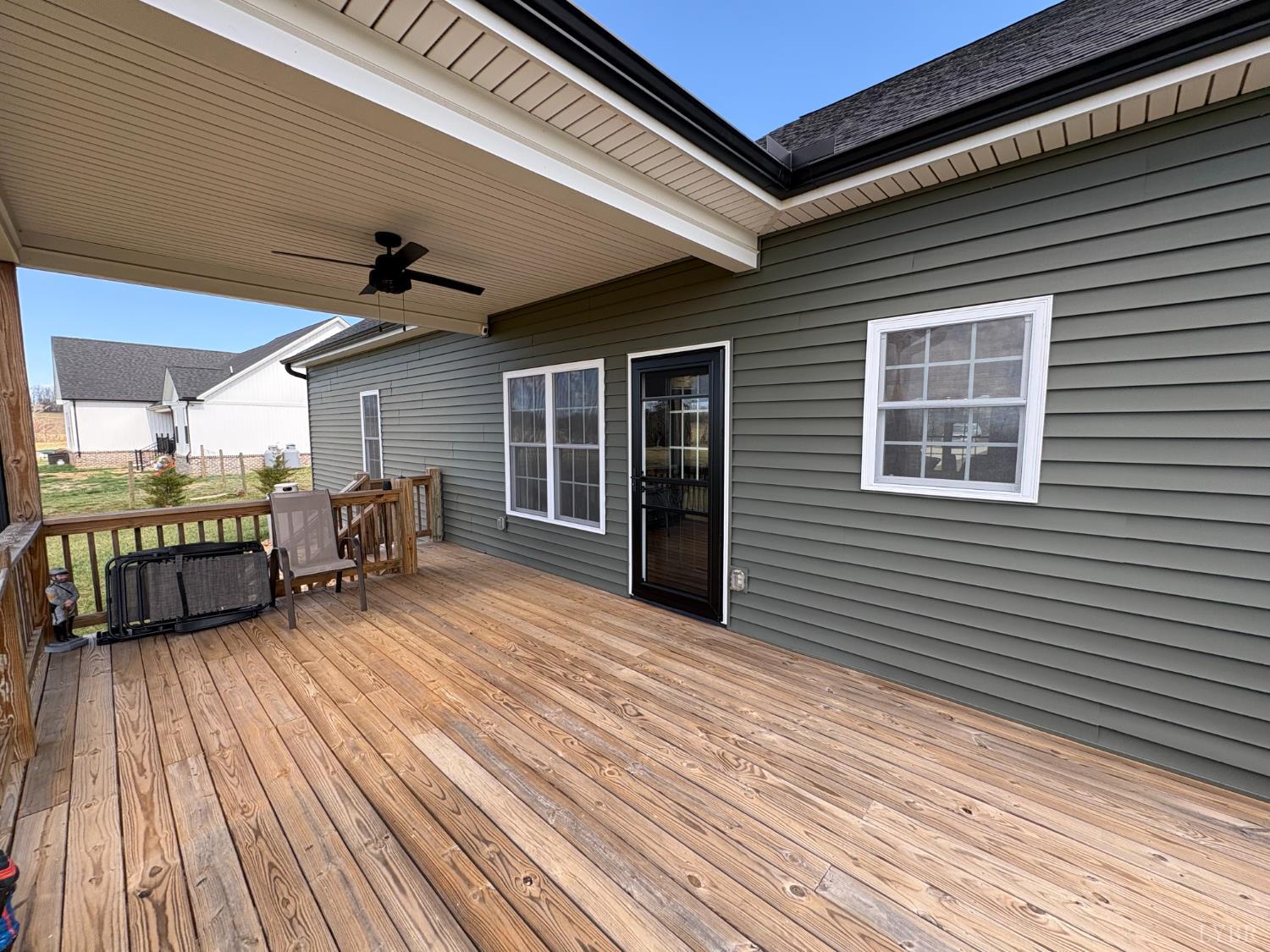 2142 Clarks Road Rustburg, VA 24588 - Photo 65 of 70 a view of a balcony with a sink and wooden floor