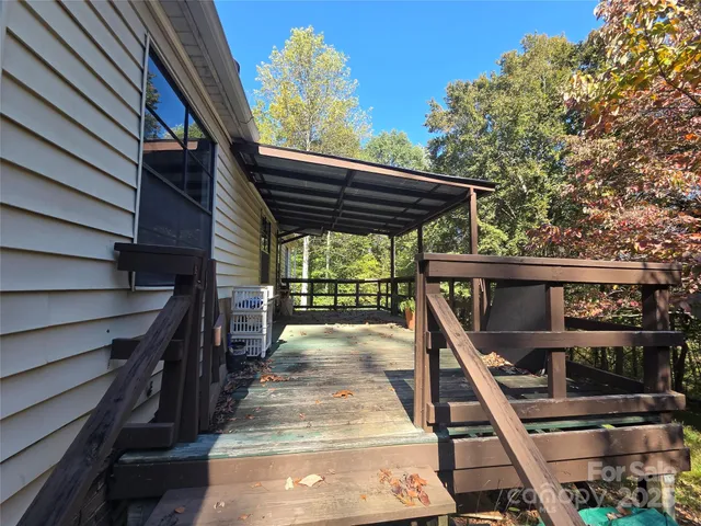 a view of outdoor space with deck