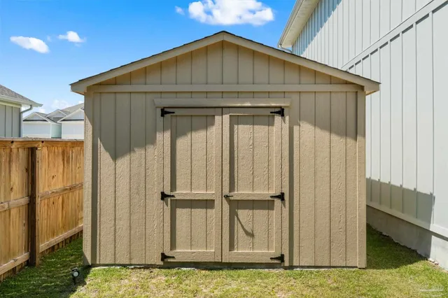 a view of a small house