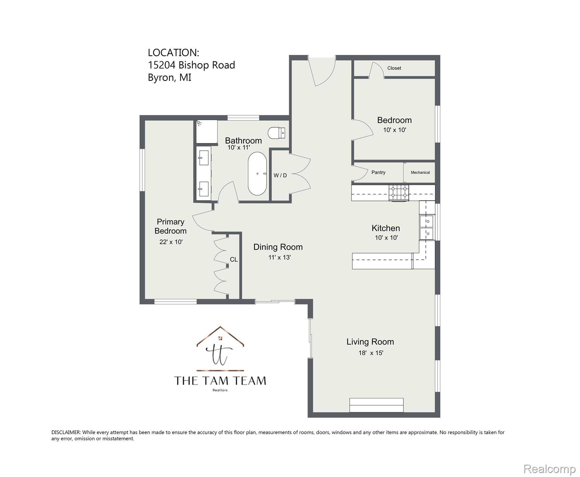 15204 Bishop Road Byron, MI 48418 - Photo 38 of 38 Floor Plan
