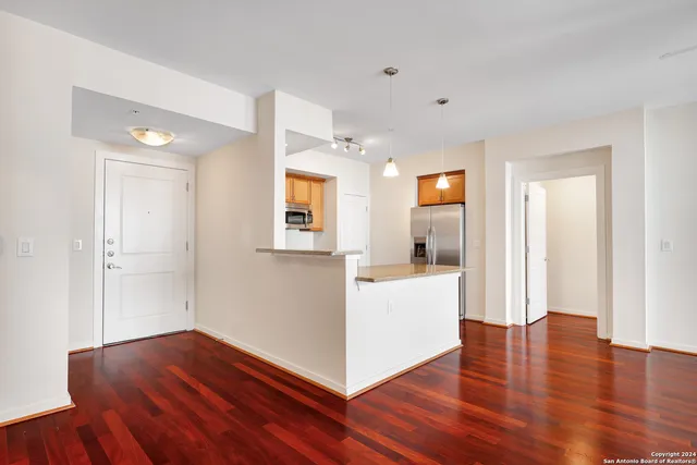 a view interior of the house with wooden floor