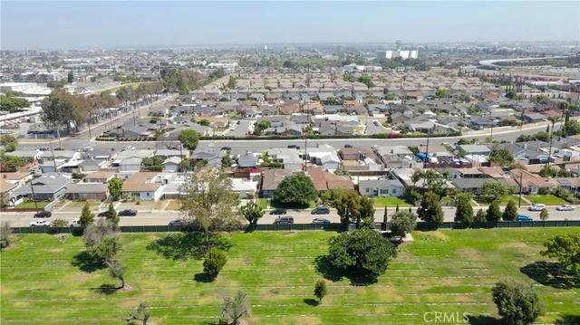 an aerial view of residential building and lake view