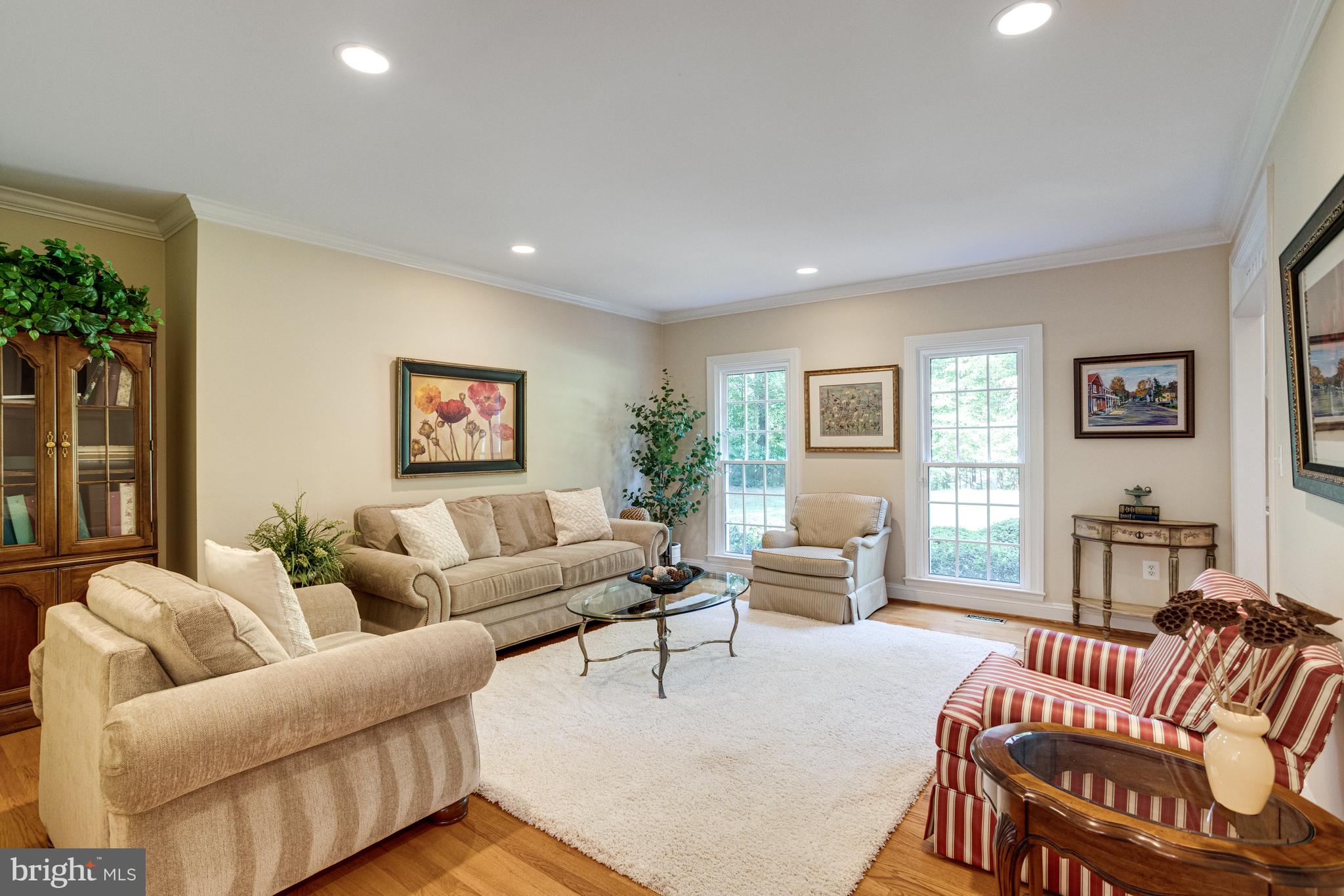 11901 Chapel Road Clifton, VA 20124 - Photo 25 of 98 Living Room with Crown Moldings