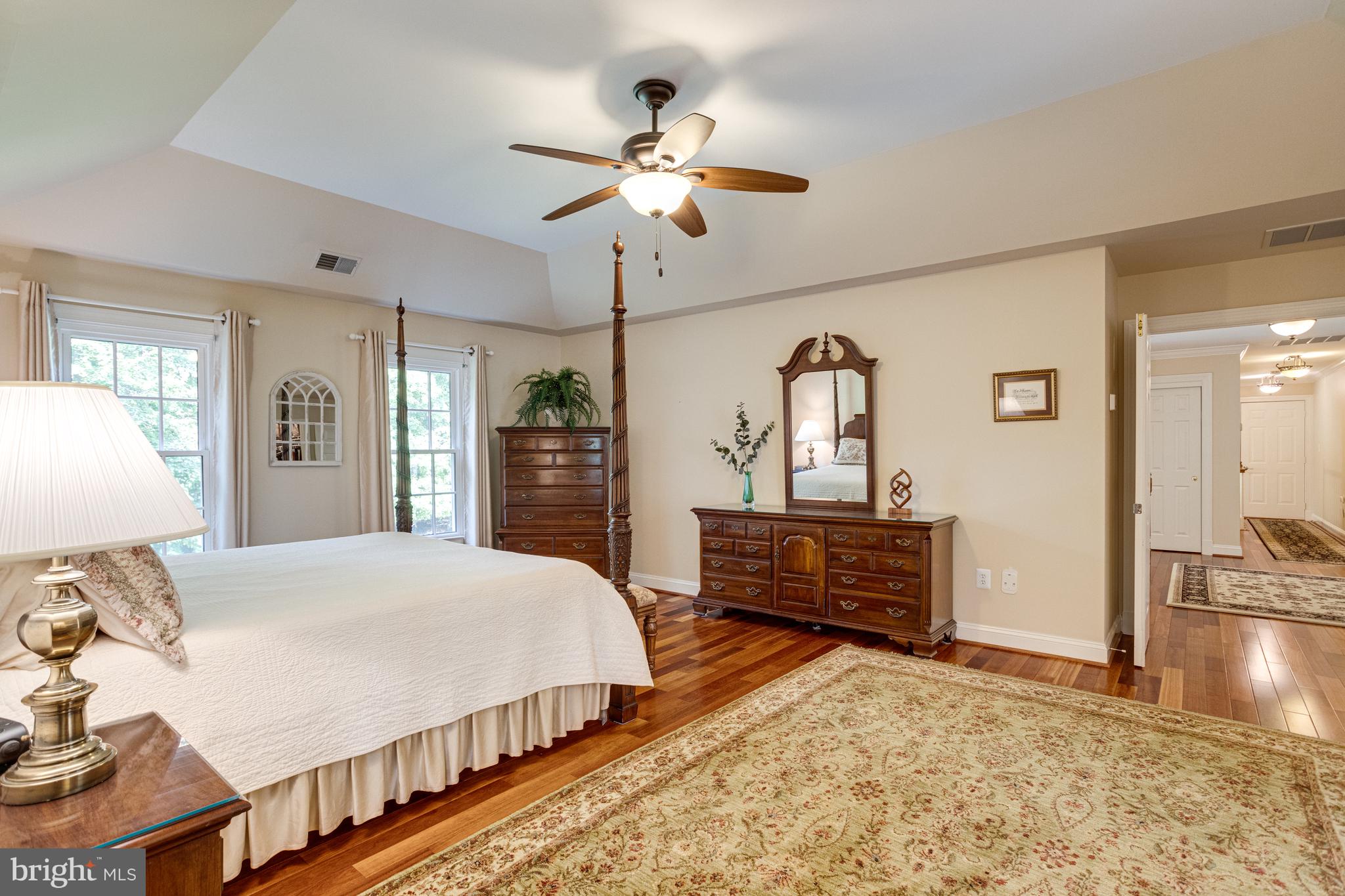 11901 Chapel Road Clifton, VA 20124 - Photo 45 of 98 Primary Bedroom with Rosewood Floors