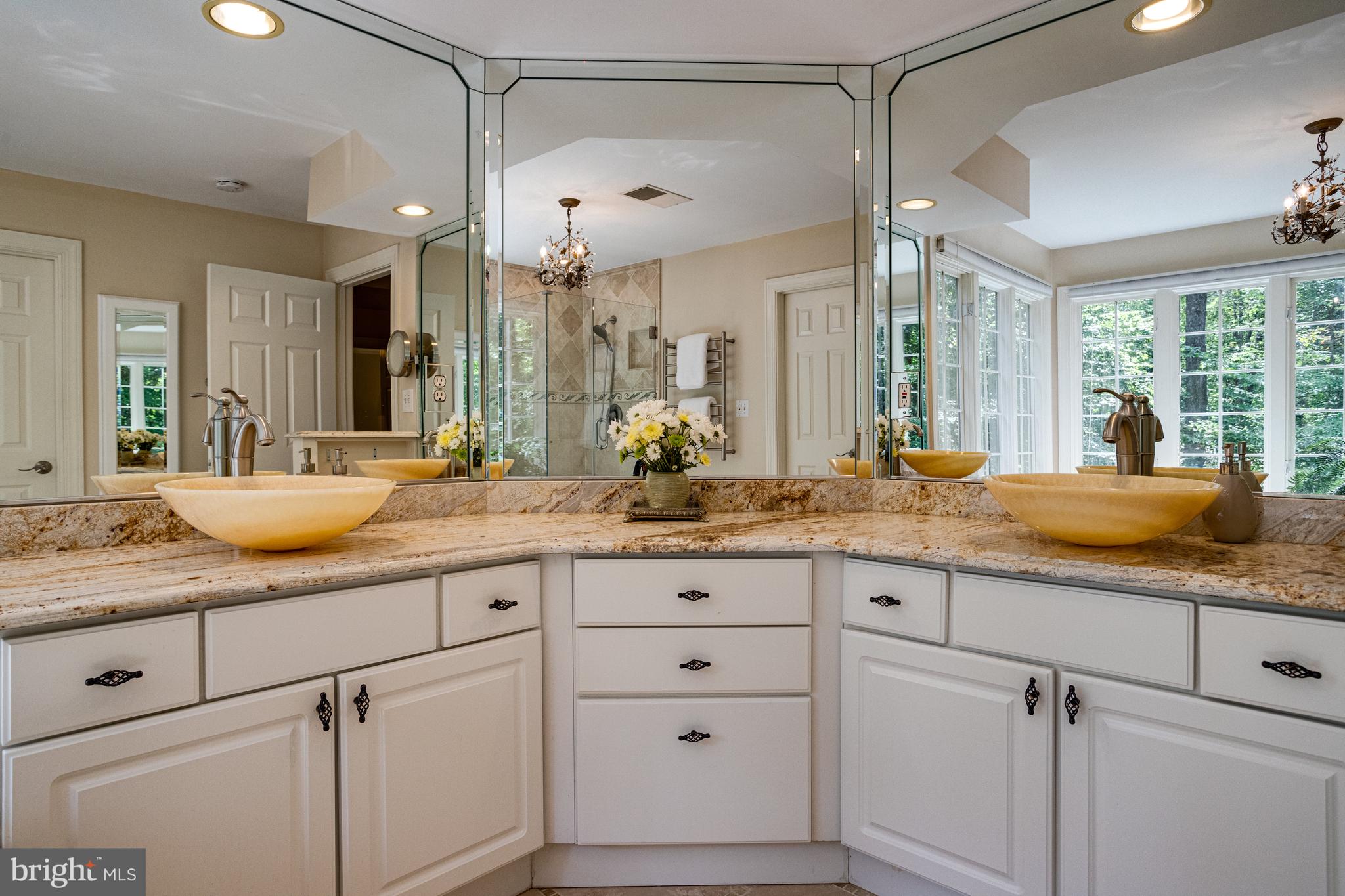 11901 Chapel Road Clifton, VA 20124 - Photo 51 of 98 Onyx Vessell Sinks and Granite Counter