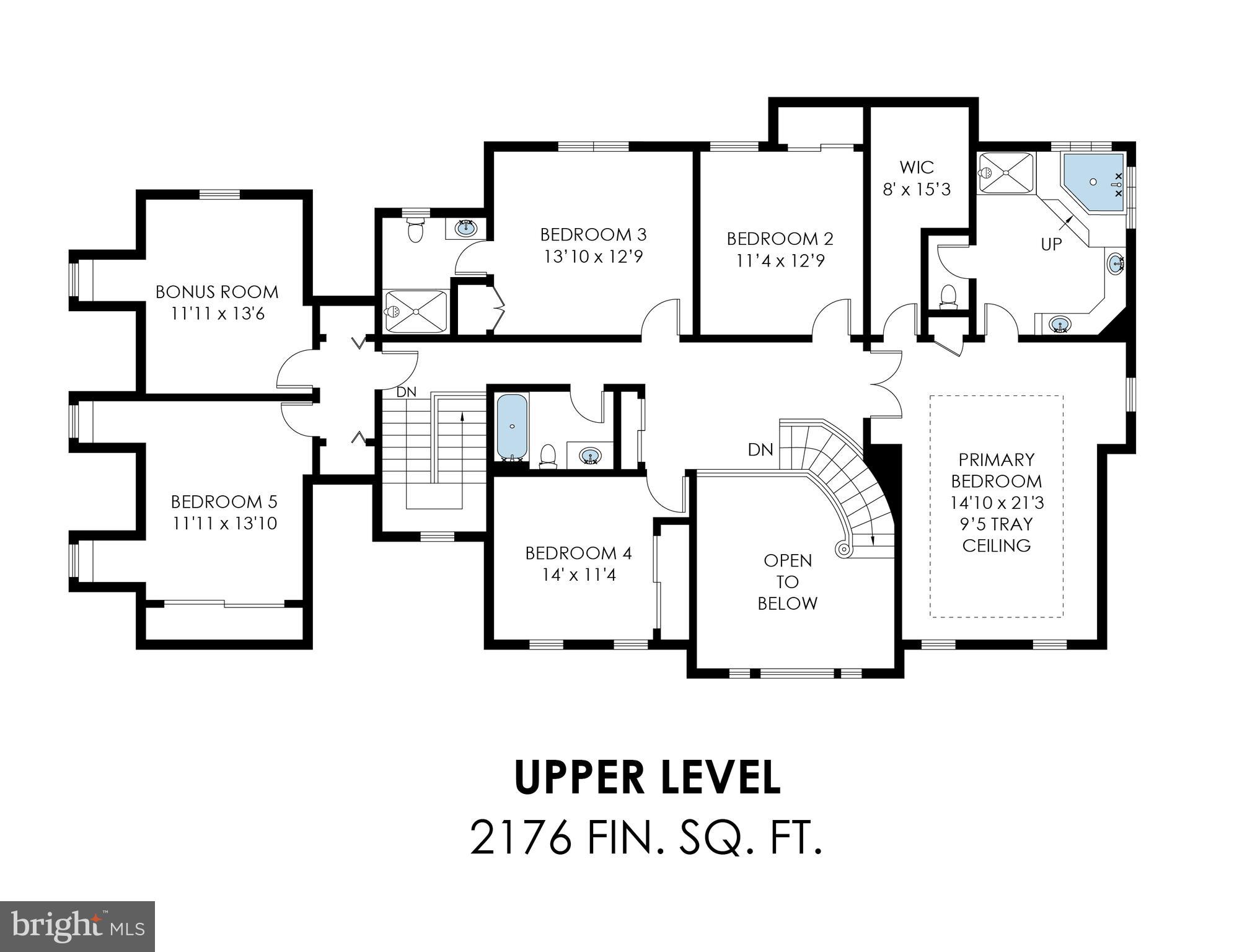 11901 Chapel Road Clifton, VA 20124 - Photo 97 of 98 UPPER LEVEL FLOOR PLAN