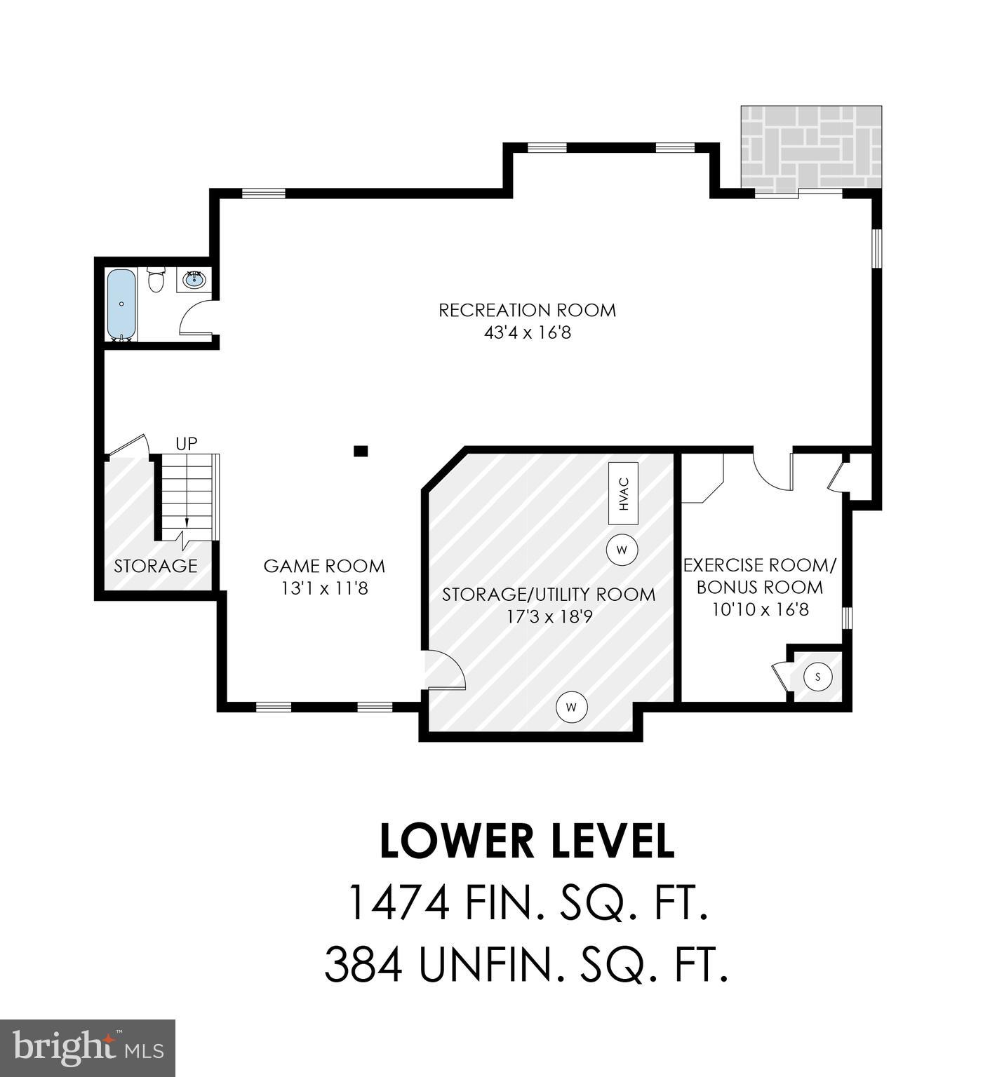 11901 Chapel Road Clifton, VA 20124 - Photo 98 of 98 LOWER LEVEL FLOOR PLAN