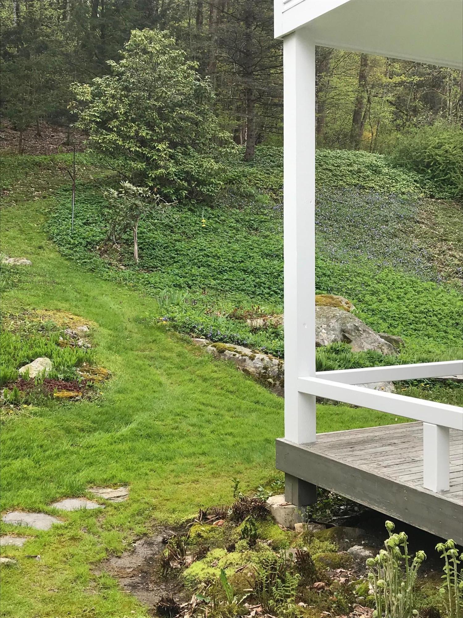 Patio overlooking back gardens