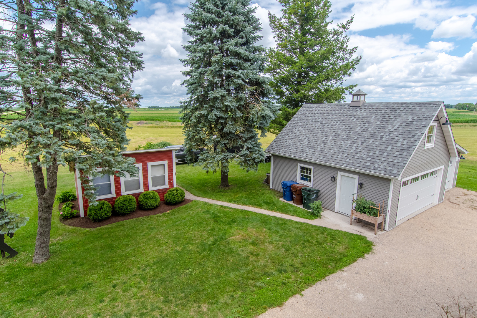7961 Chicago Road Minooka, IL 60447 - Photo 13 of 63 a view of a yard in front of house