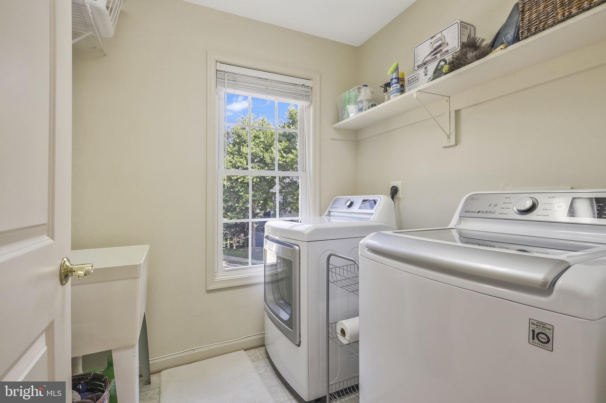 7715 Ridgepark Court Springfield, VA 22153 - Photo 41 of 69 Upper Level Laundry Room