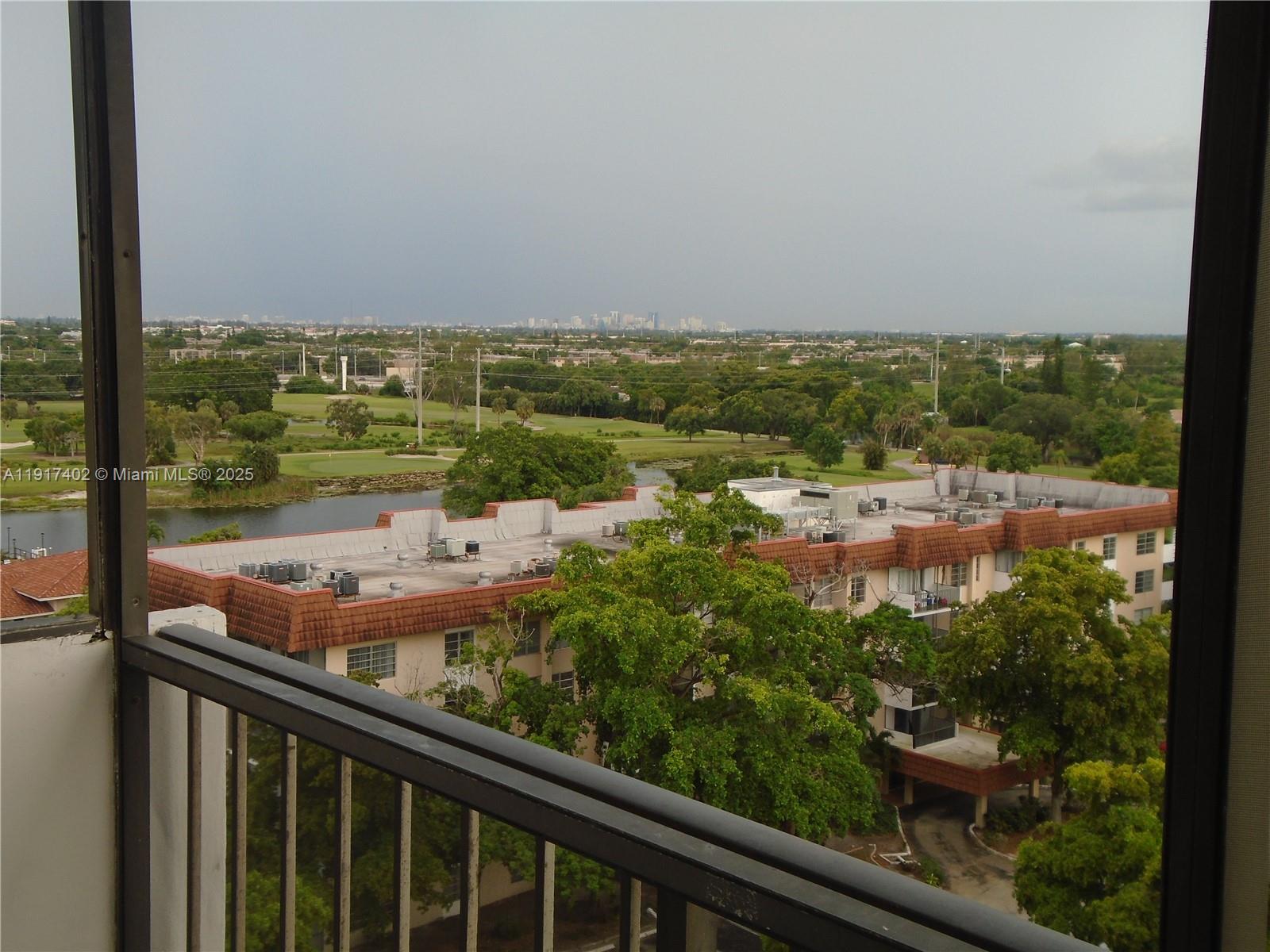 4174 Inverrary Drive, Unit 1004 Lauderhill, FL 33319 - Photo 11 of 53 a view of a city from a balcony