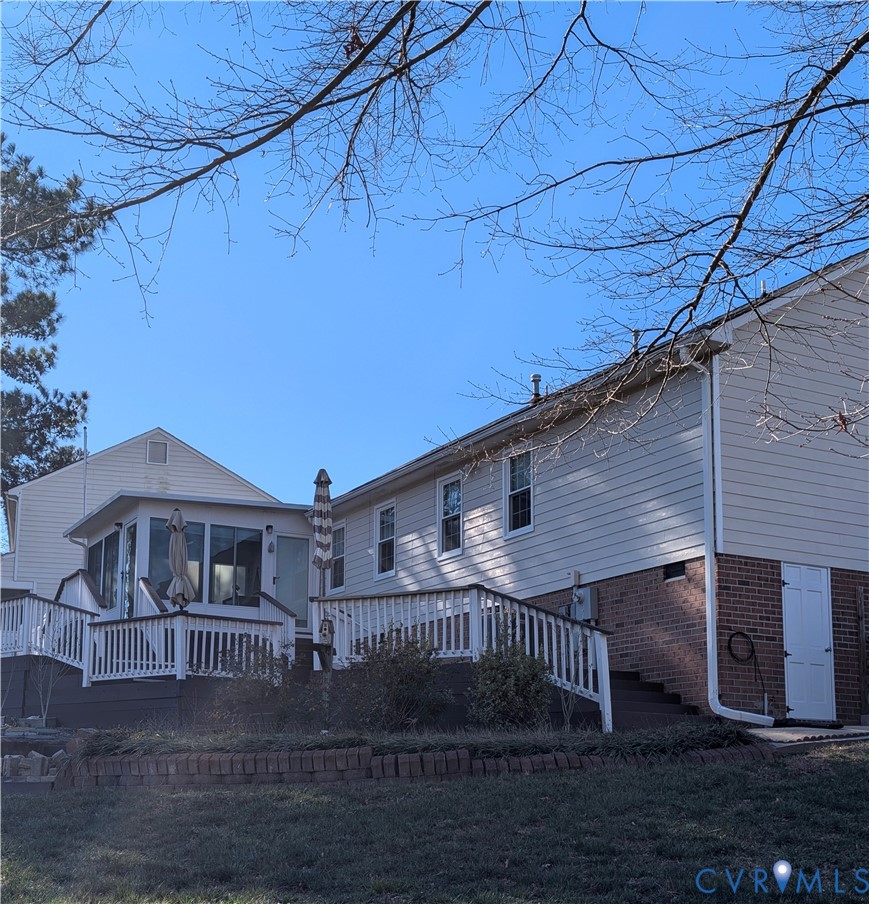 2701 Executive Drive Chester, VA 23831 - Photo 3 of 27 Rear view of property featuring brick siding, and