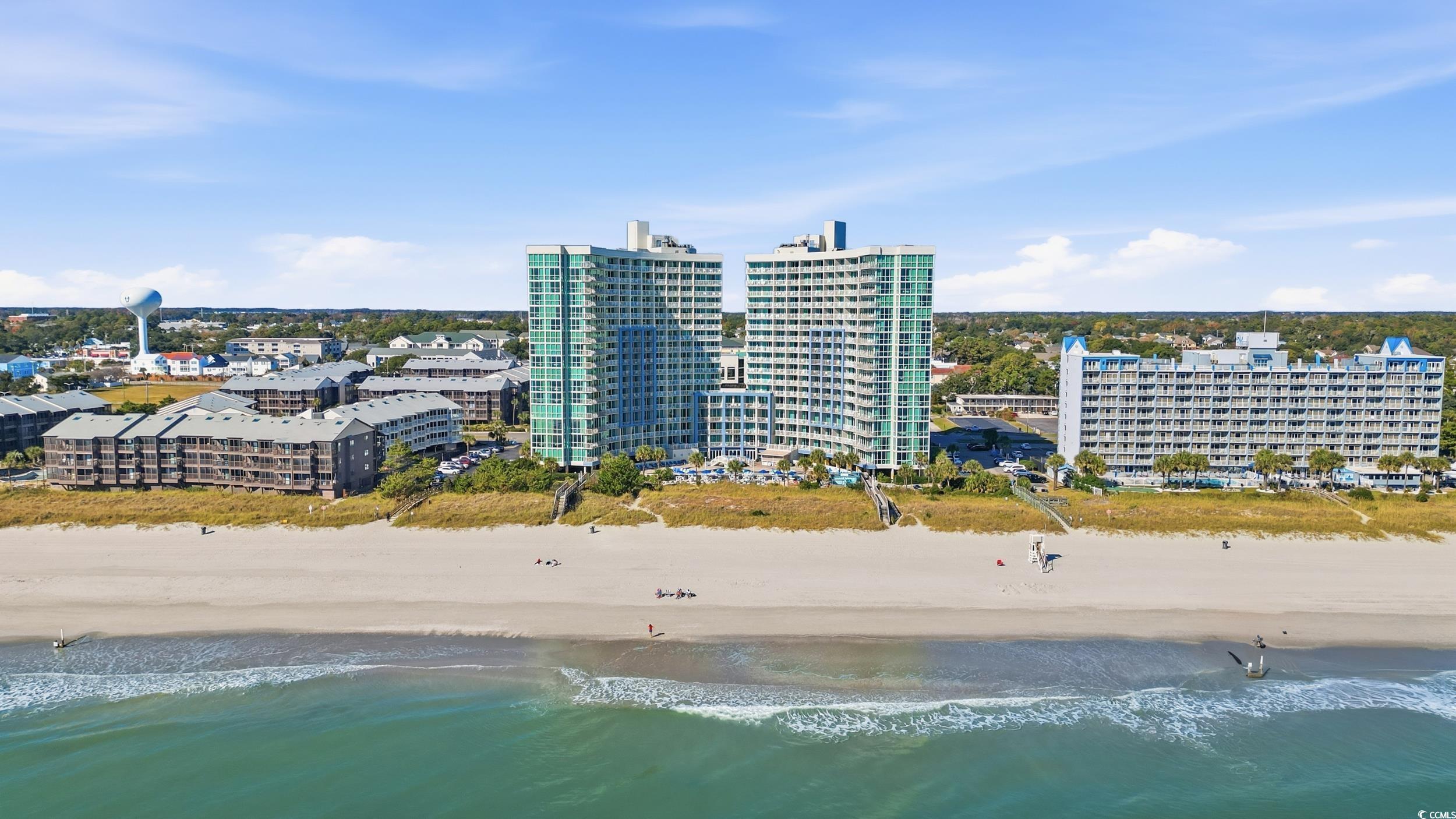 300 North Ocean Boulevard, Unit 1608 North Myrtle Beach, SC 29582 - Photo 30 of 30 View of urban area featuring expansive coastline