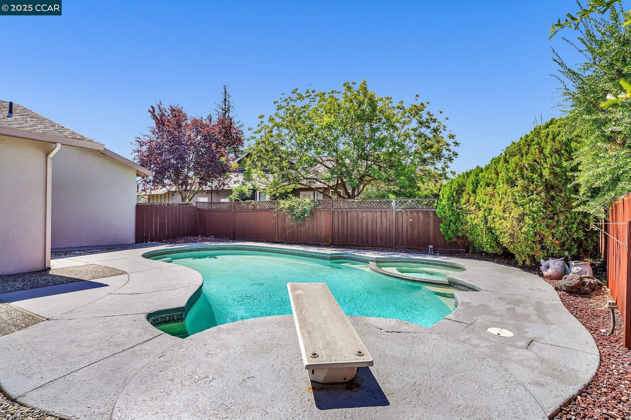 348 Barrett Circle Danville, CA 94526 - Photo 32 of 41 a view of a yard with a slide
