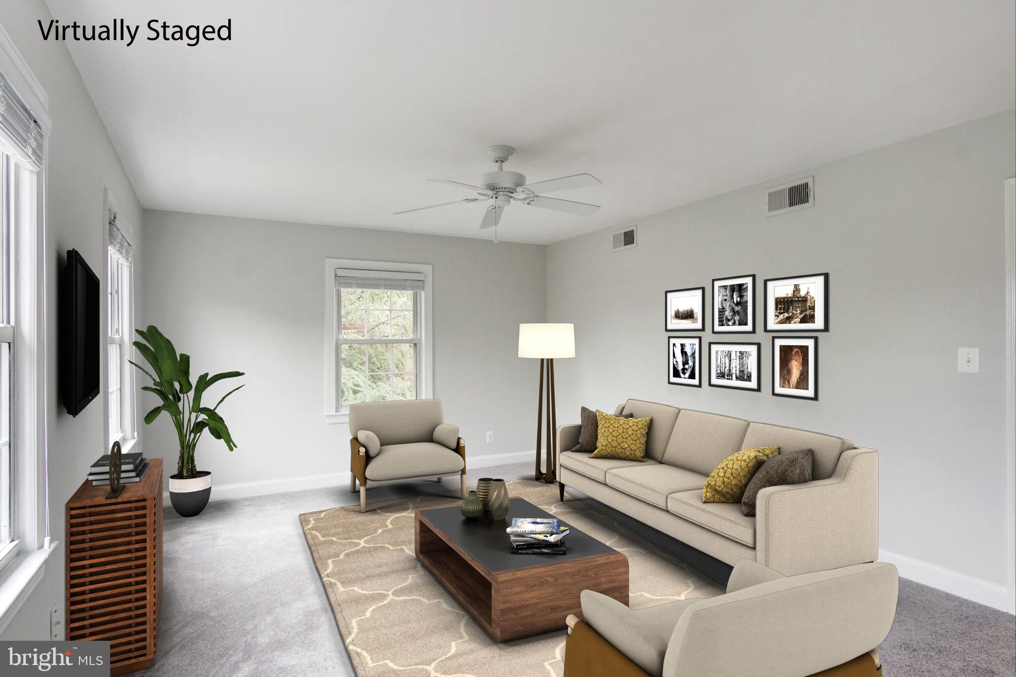 2335 40th Street Northwest, Unit 3 Washington, DC 20007 - Photo 3 of 22 Lots of light!