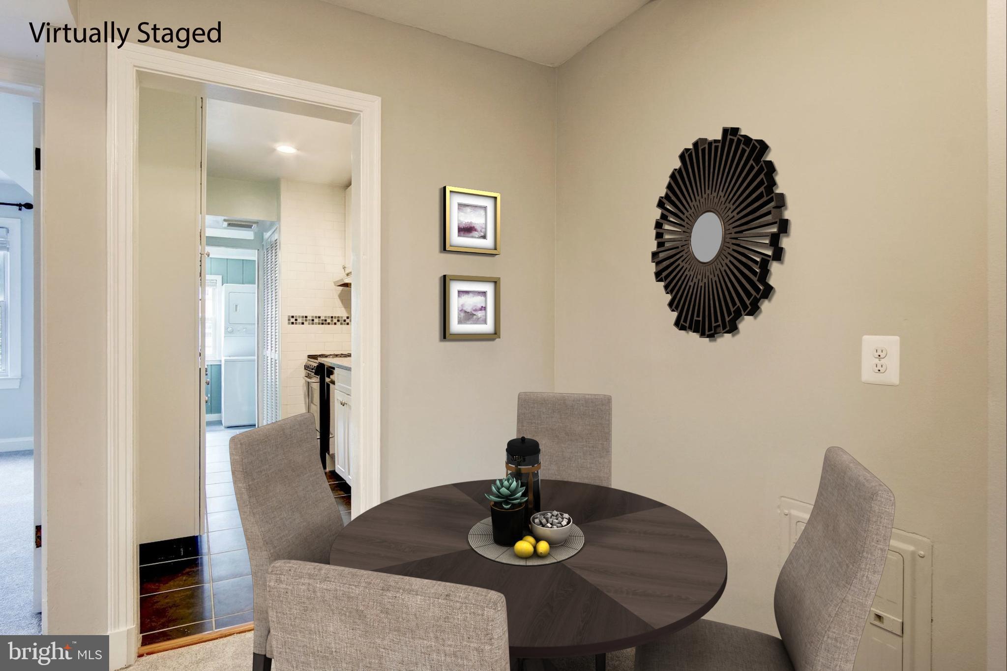 2335 40th Street Northwest, Unit 3 Washington, DC 20007 - Photo 7 of 22 Dining Room towards Kitchen