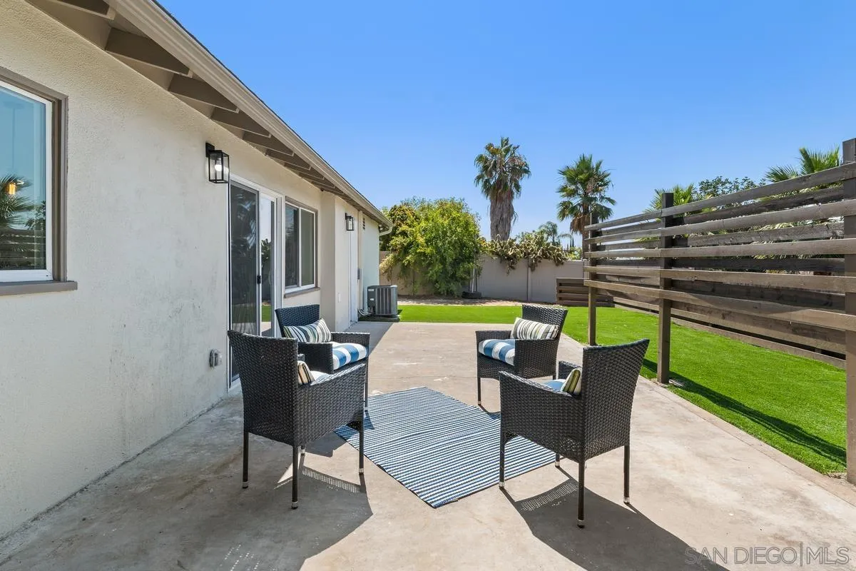 9257 Ruffin Road Santee, CA 92071 - Photo 18 of 28 a view of a chairs and table in the patio
