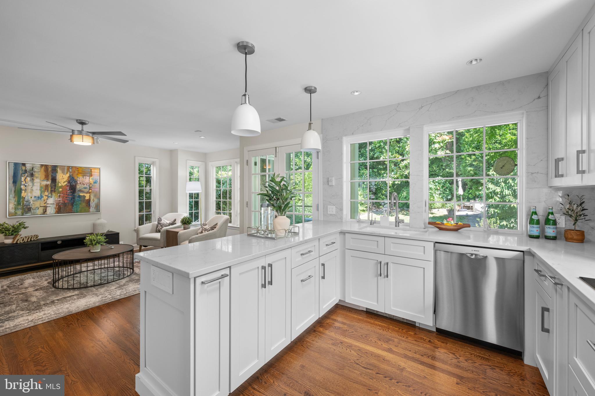 3915 47th Street Northwest Washington, DC 20016 - Photo 9 of 40 a kitchen with sink stove and refrigerator