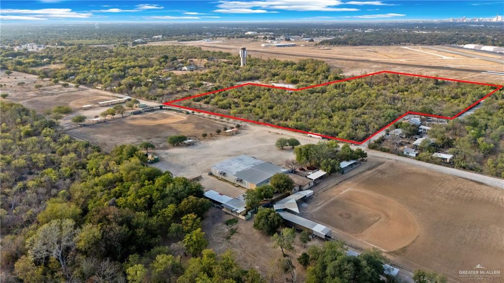 1706 East Ashley Road San Antonio, TX 78214 - Photo 16 of 16 Expansive land parcel outlined in red, featuring significant tree coverage