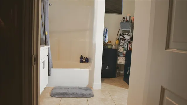 a view of an front door