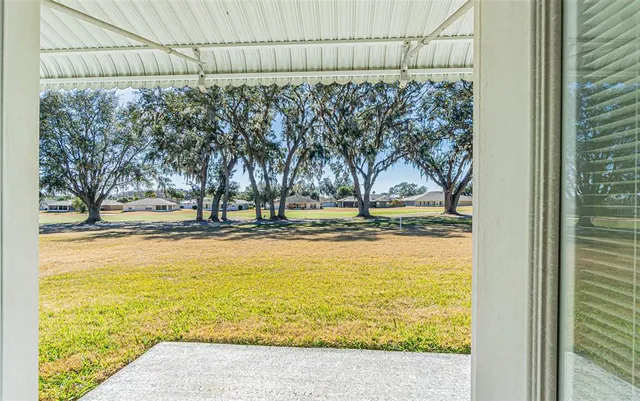 a view of a room with an ocean view