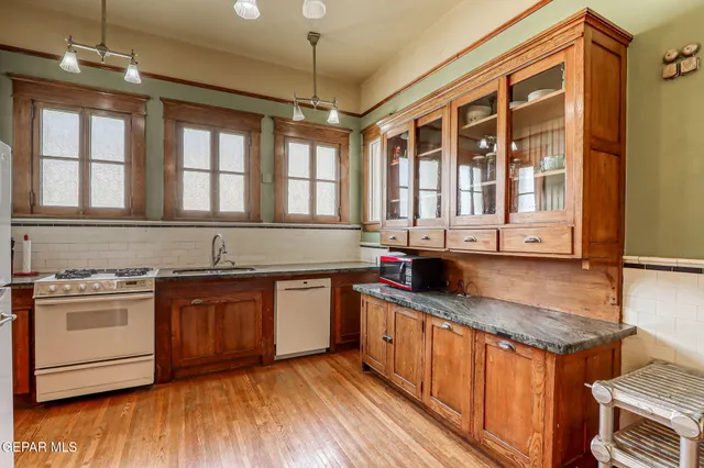 a front view of a door and utility room