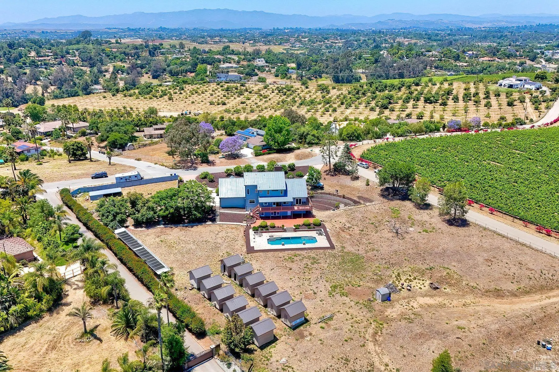 2511 Vía Rancheros Fallbrook, CA 92028 - Photo 59 of 59 an aerial view of multiple house
