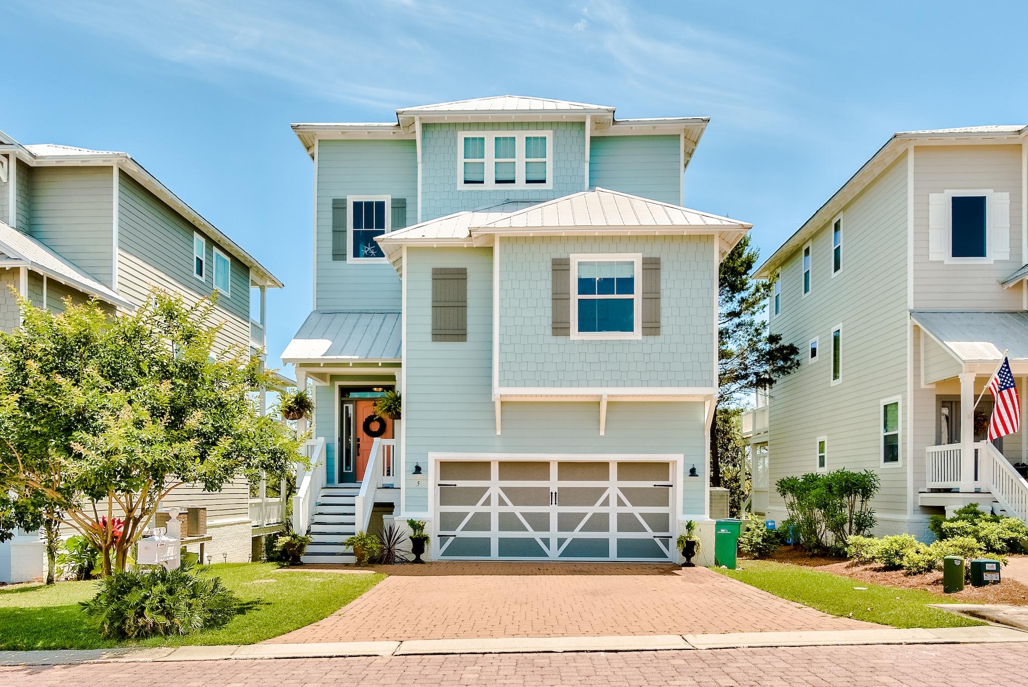 5 Inlet Cove Inlet Beach, FL 32461 - Photo 1 of 52 a front view of a house with a yard